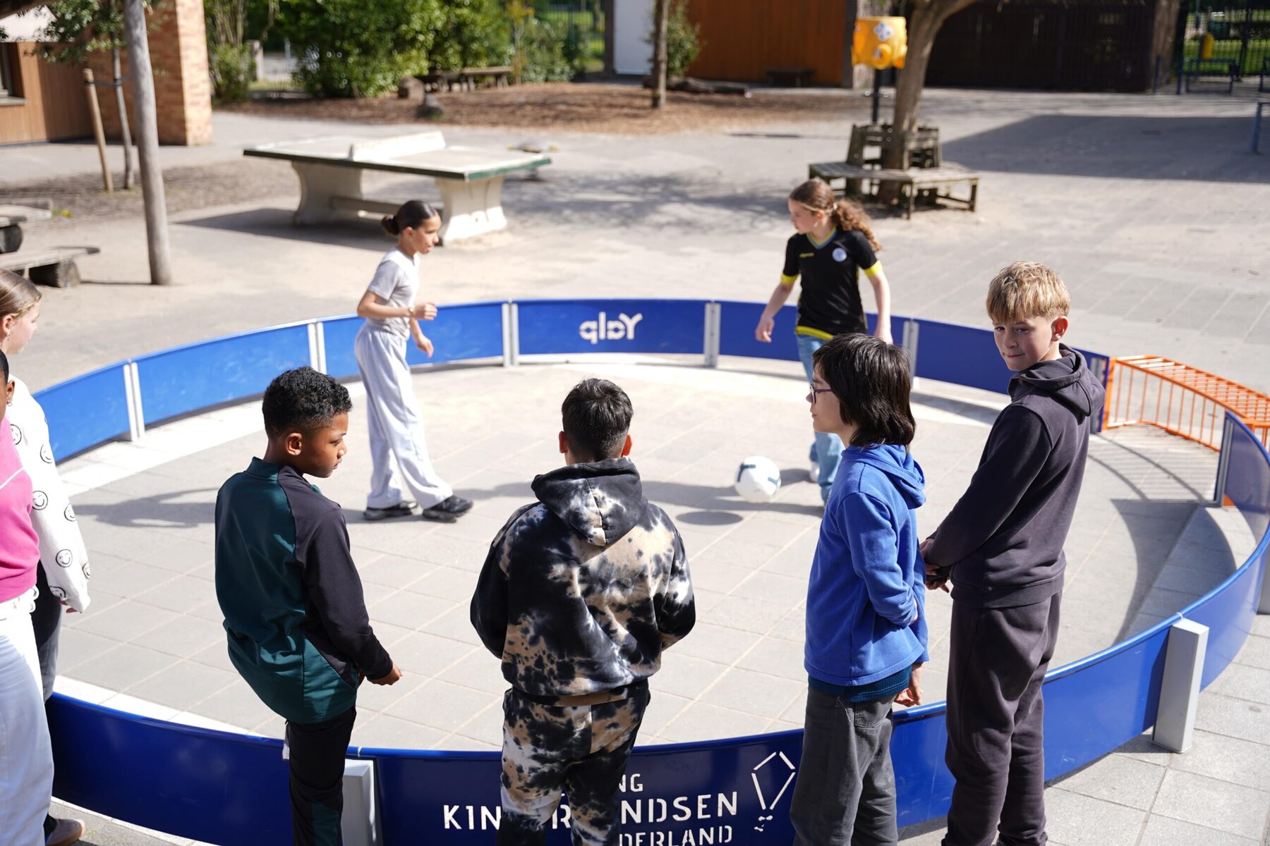 sportieve schoolpleinen