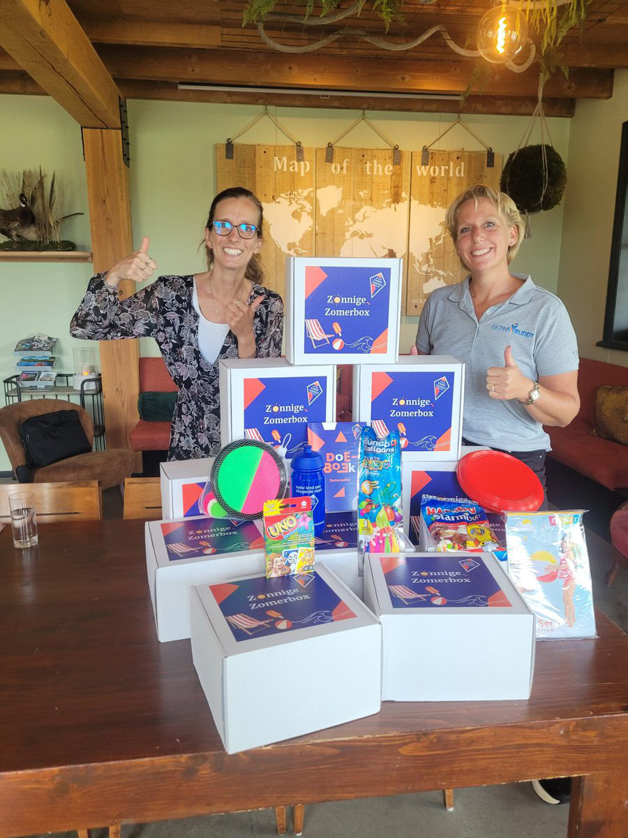 zonnige zomerboxen